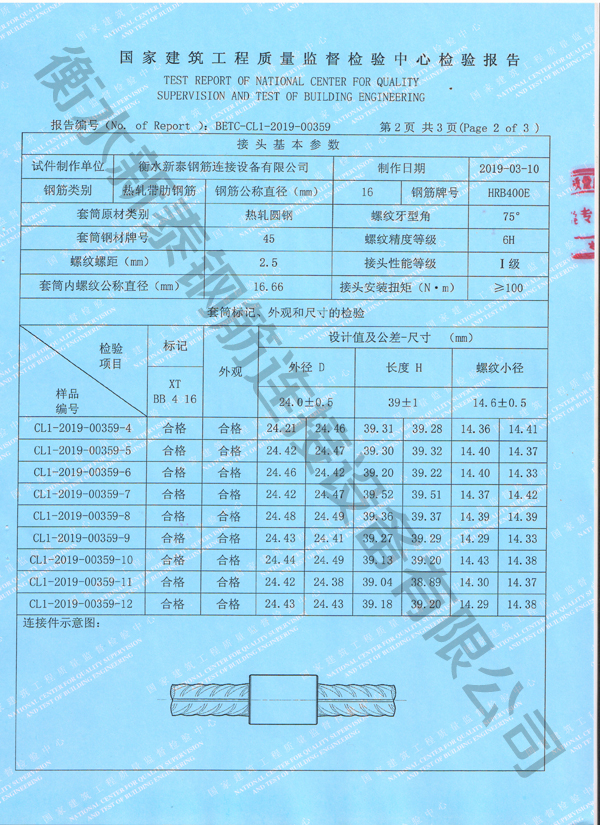 衢州检验报告